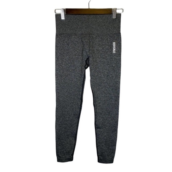 NWOT Gymshark Adapt Seamless Leggings - Black Grey vp. - Picture 1 of 13